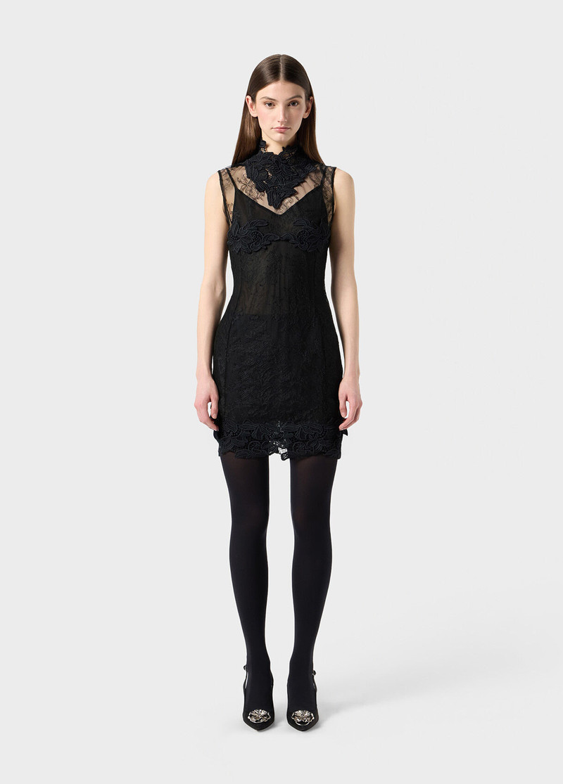 Blumarine CHANTILLY LACE DRESS WITH MACRAME outlook
