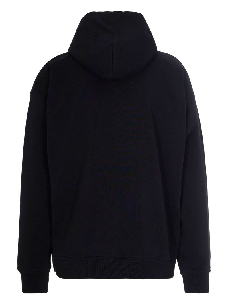 Off-White logo-print hoodie outlook