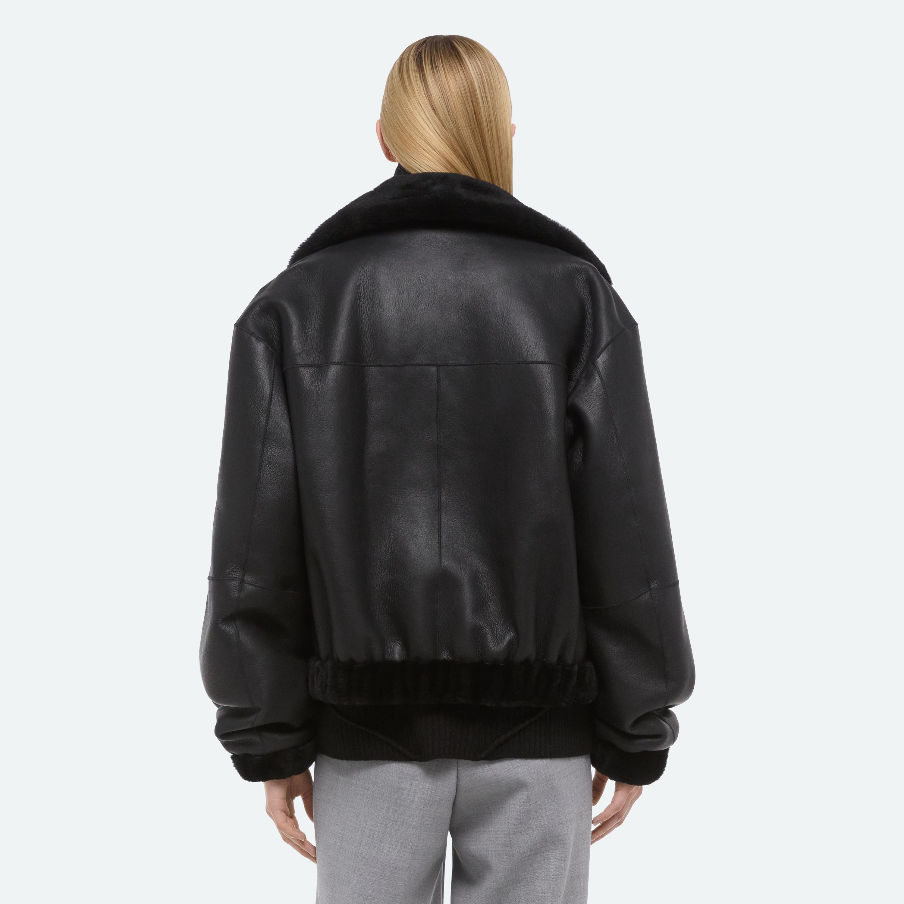 SHEARLING BOMBER - 6