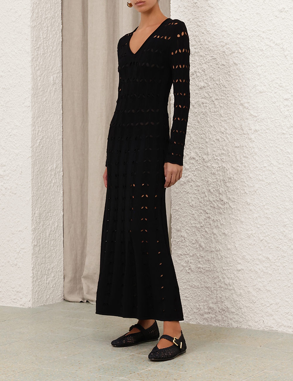 RHIANNON POINTELLE MAXI DRESS - 3