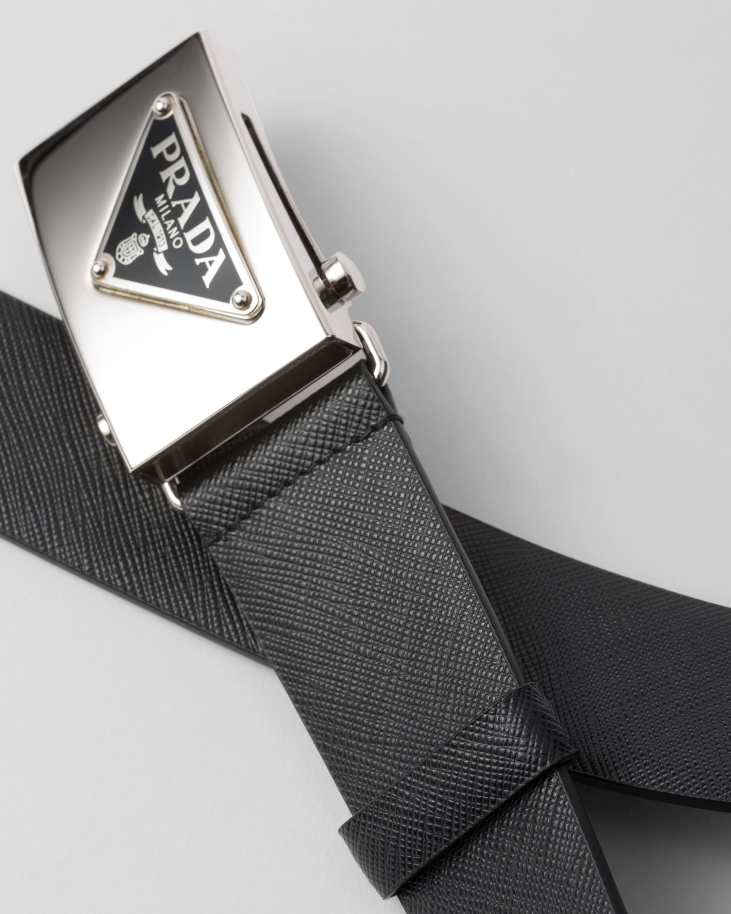 Saffiano leather belt - 2