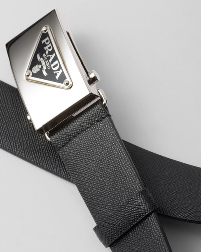 Prada Saffiano leather belt outlook