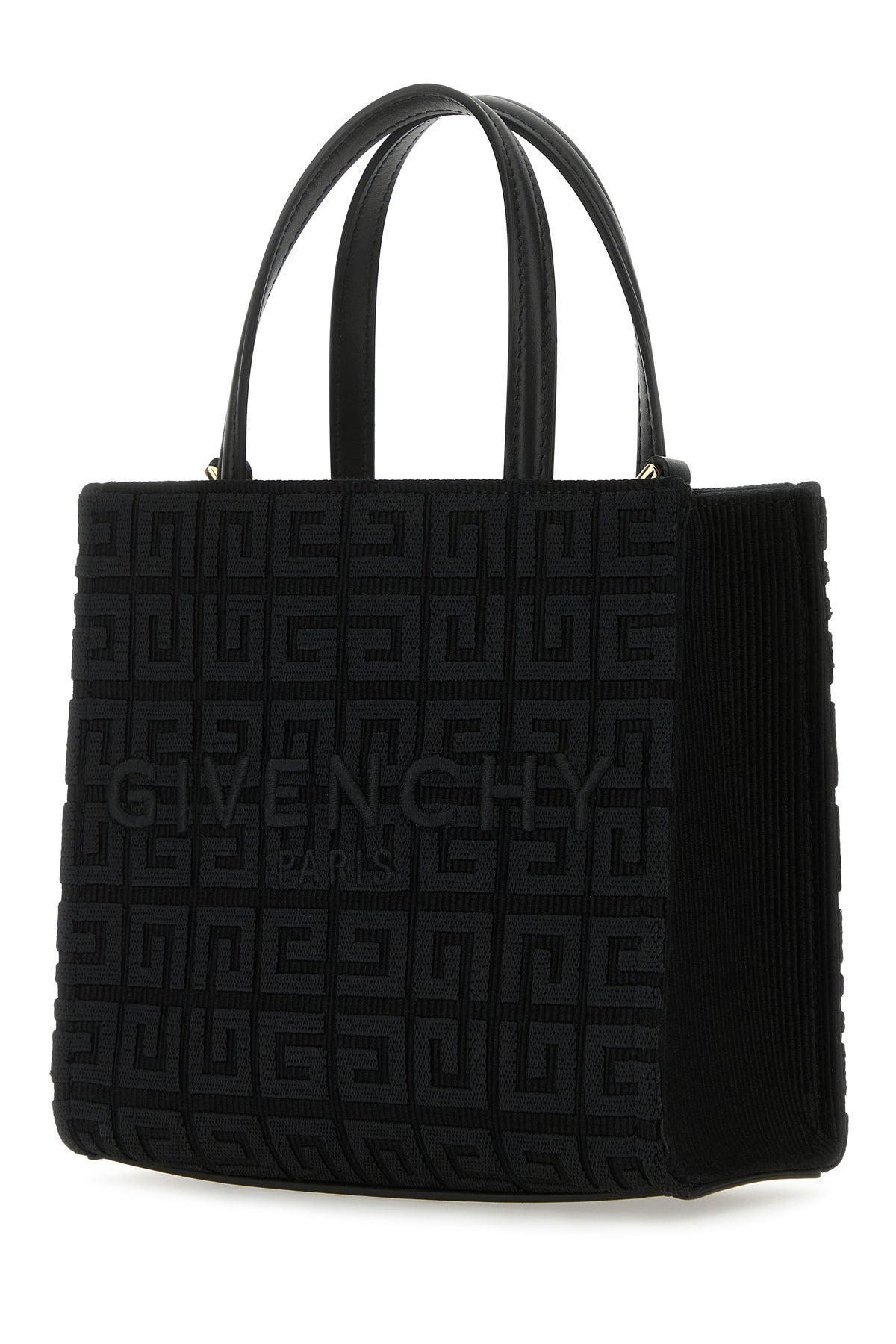 Black fabric mini G-Tote handbag - 2