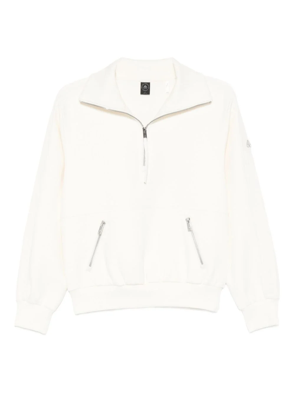 Mix Media zip-front sweatshirt - 1