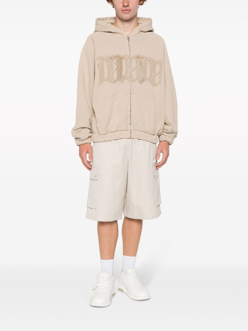 MISBHV logo-print cotton hoodie outlook