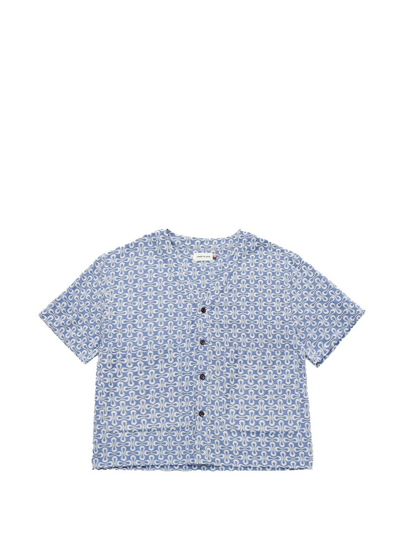 short-sleeves button-up shirt 1