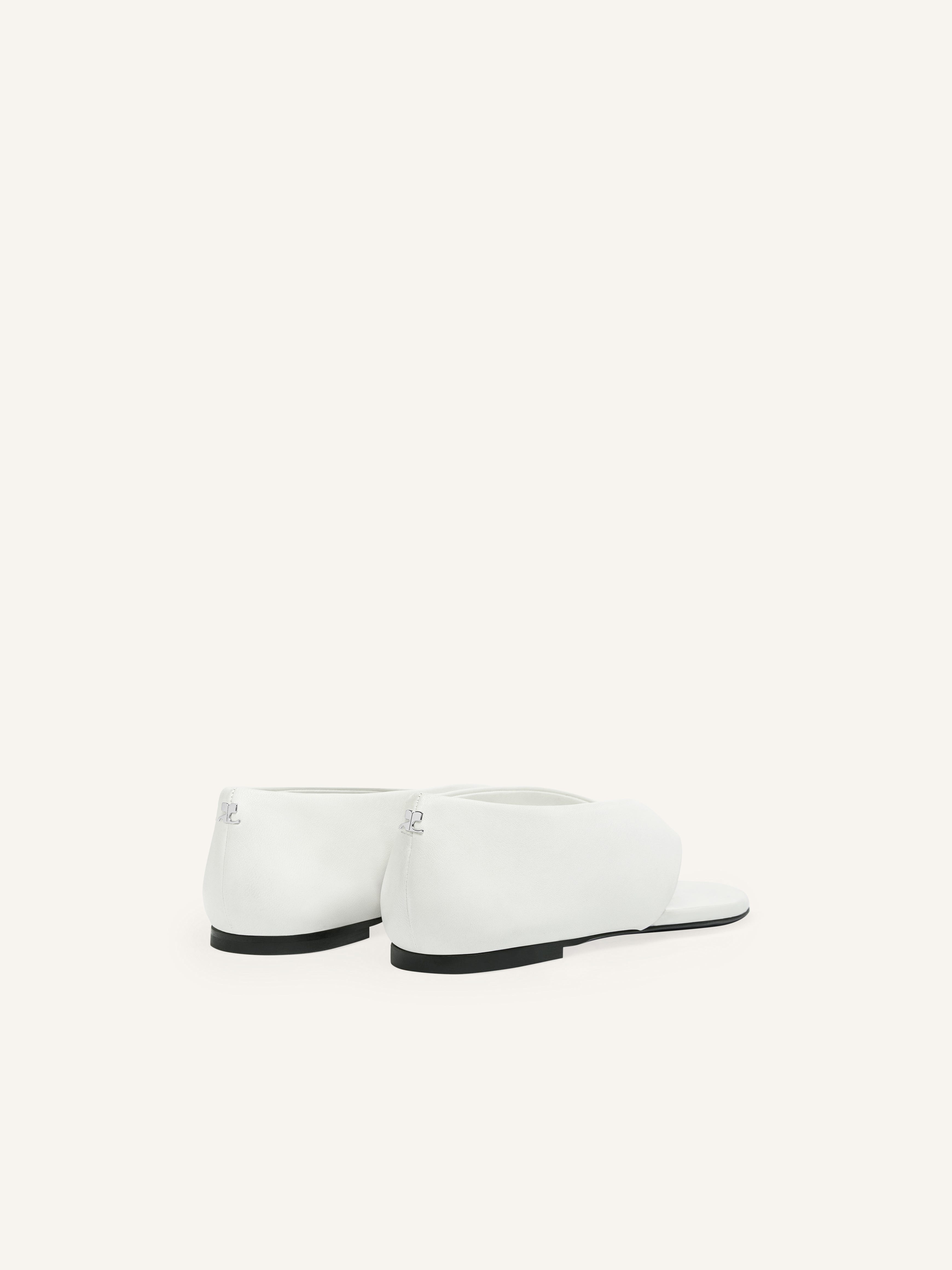 OPENED LEATHER BALLERINAS - 3