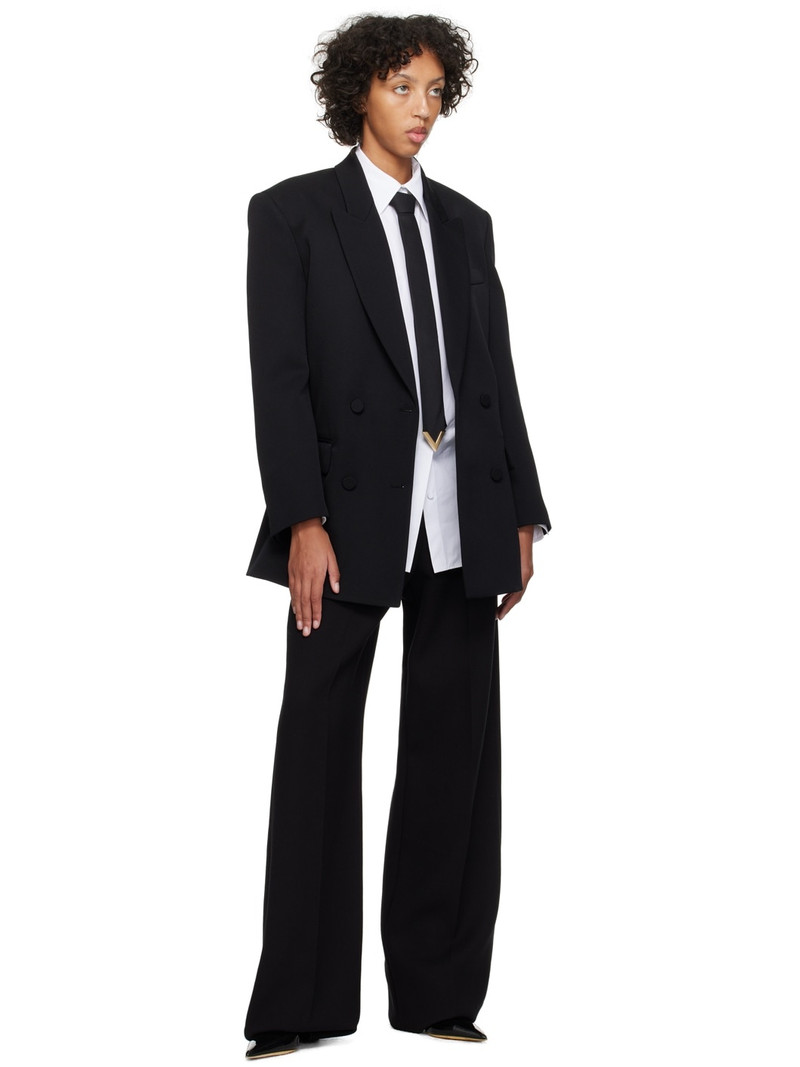 Valentino Black One Stud Hyper Heels outlook