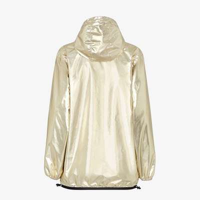 FENDI Gold nylon FENDI x K-Way® jacket outlook