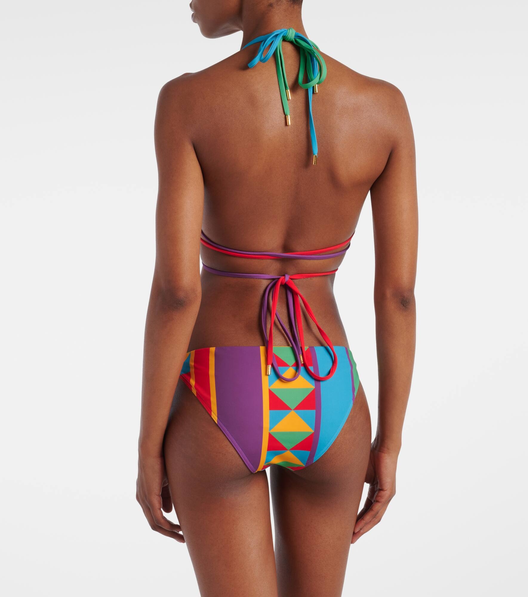 Paula's Ibiza printed bikini top - 3
