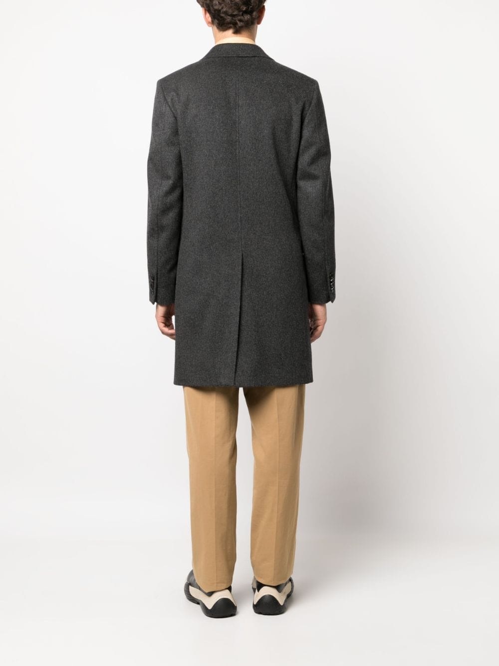 Oasi tailored single-breasted coat - 4