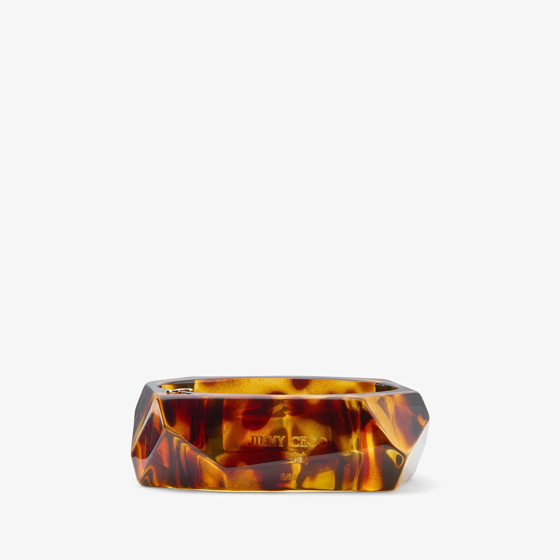Faceted Bracelet Tortoiseshell Acrylic Faceted Bracelet - 1