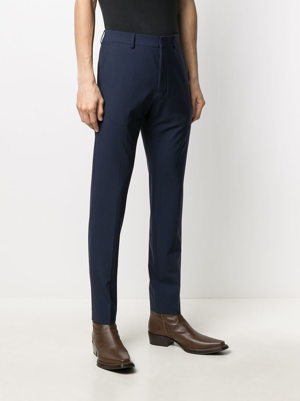 slim-fit tailored trousers - 3