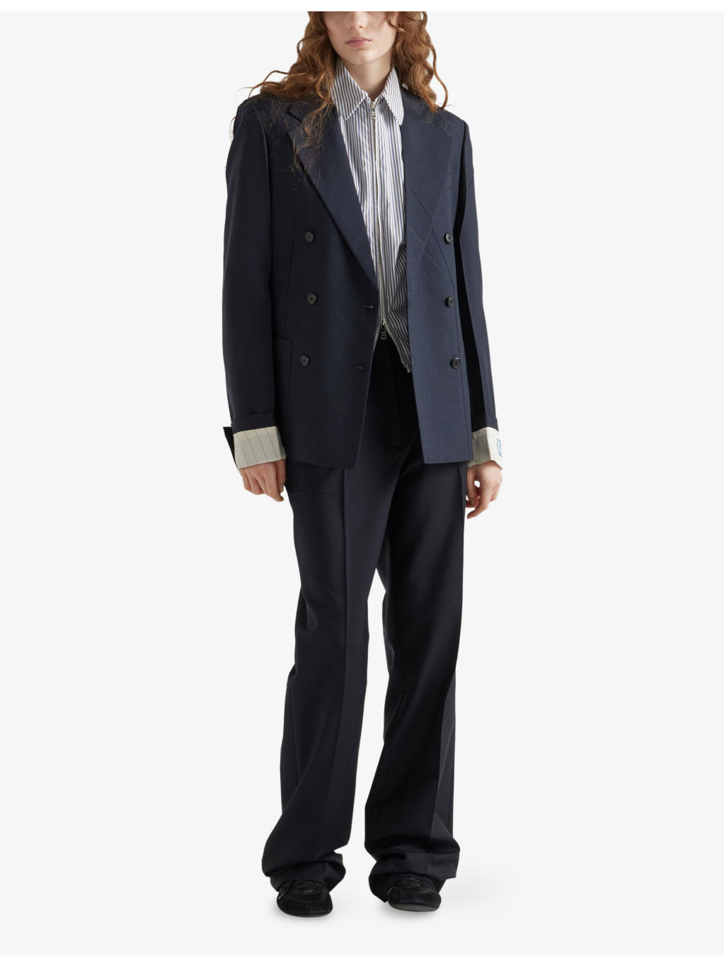 Striped Regular-Fit Woven Jacket - 2