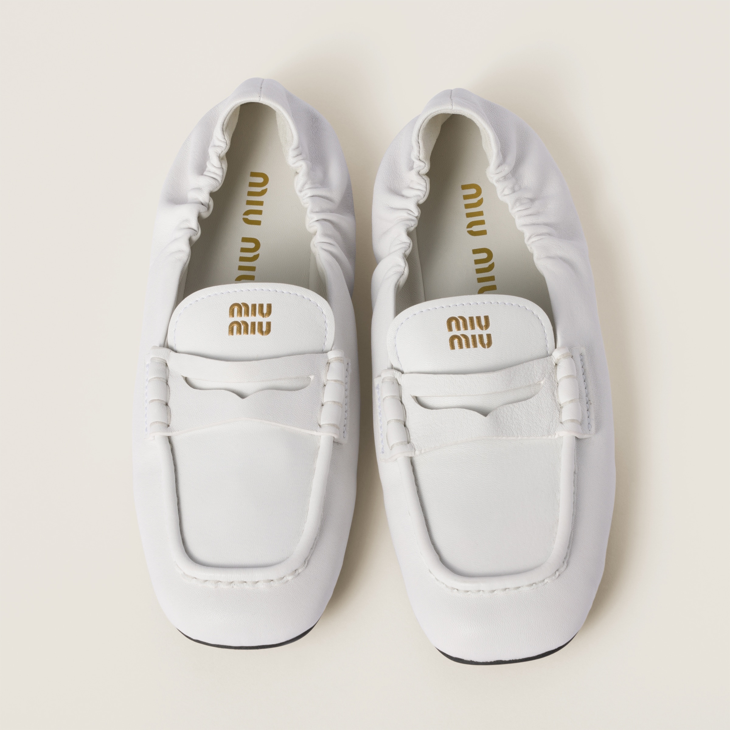 Miu Miu Nappa leather loafers | REVERSIBLE