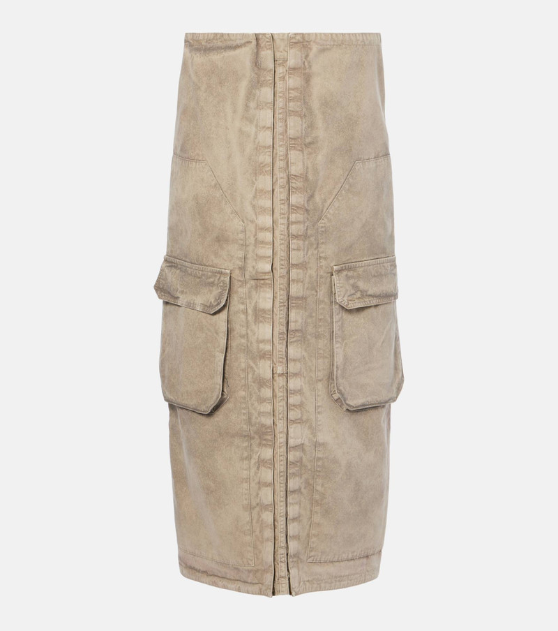 Velcro cotton cargo skirt - 1