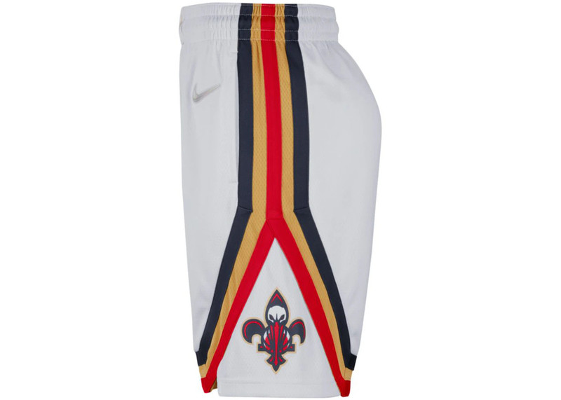 Nike Nike New Orleans City Edition Pelicans Shorts White outlook