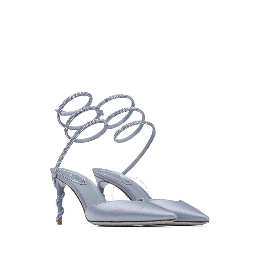 Rene Caovilla Margot 80 Satin Pumps - 2