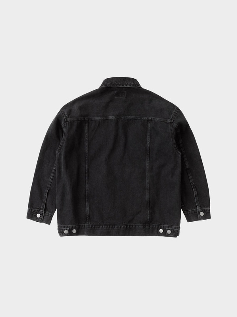 Elin Black Trace Denim Jacket 5