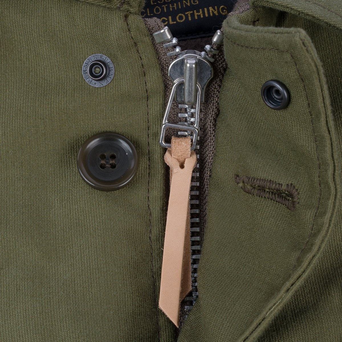 IHM-40-GRN Whipcord A2 Deck Jacket - Olive Drab Green - 15