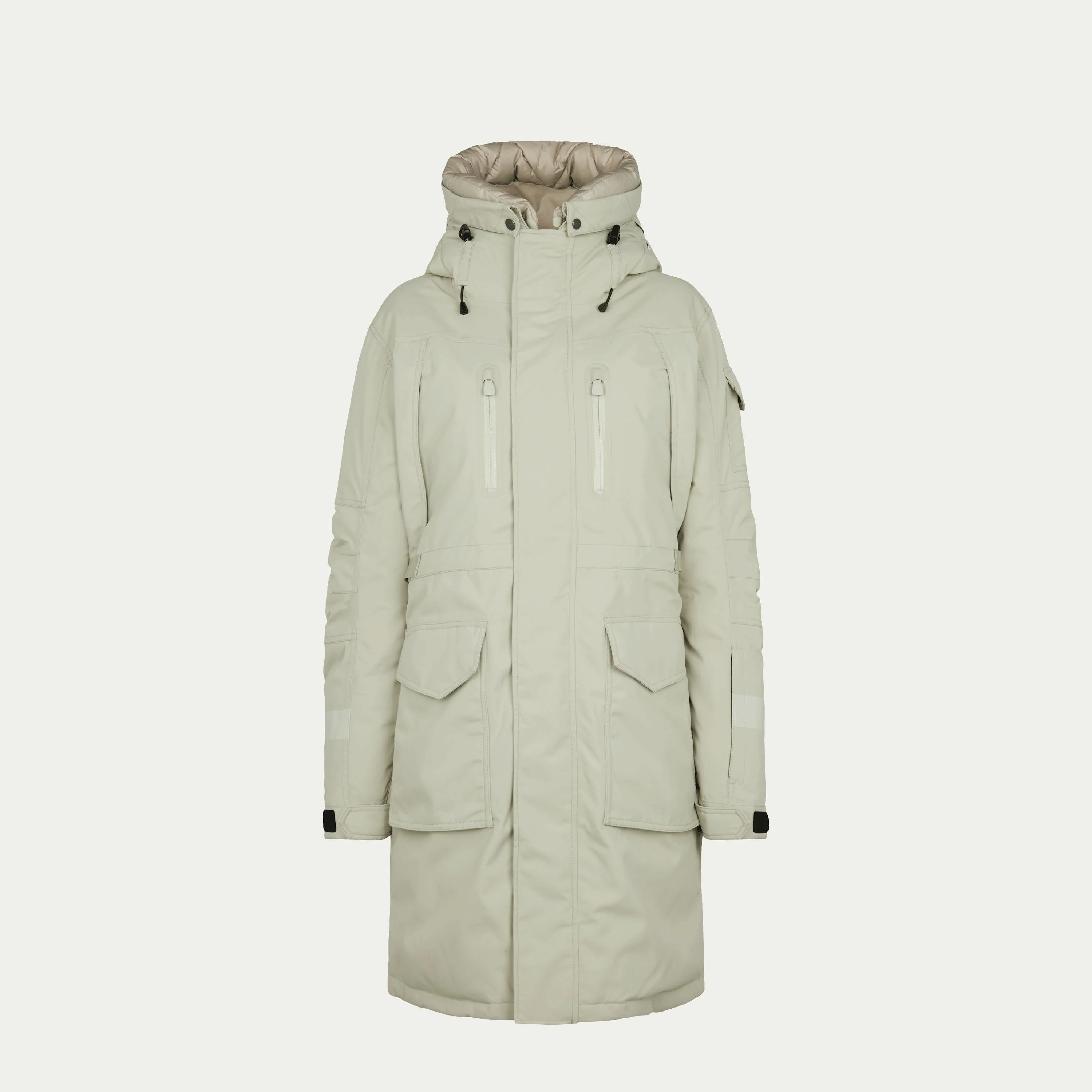 Jökla Arctic professional vegan parka with hood trim - 1