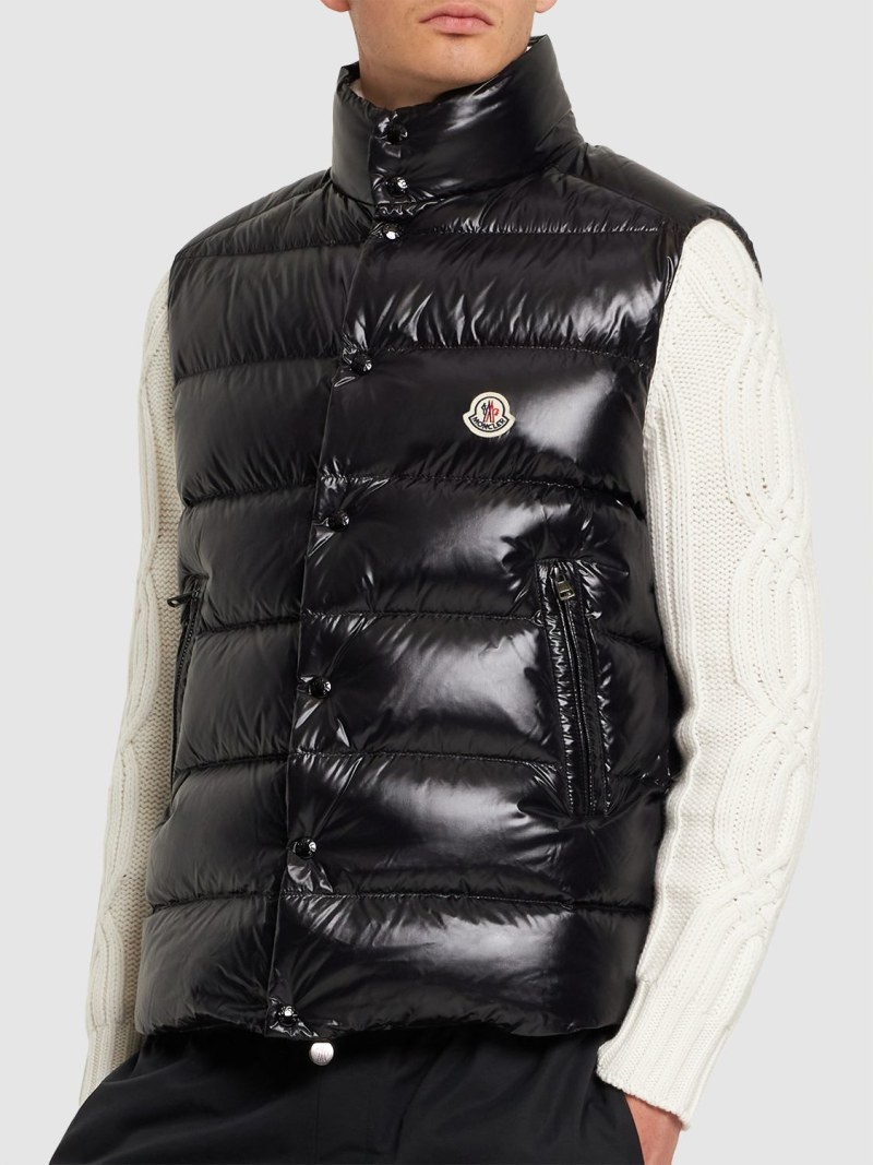 Tibb nylon laque down vest - 3