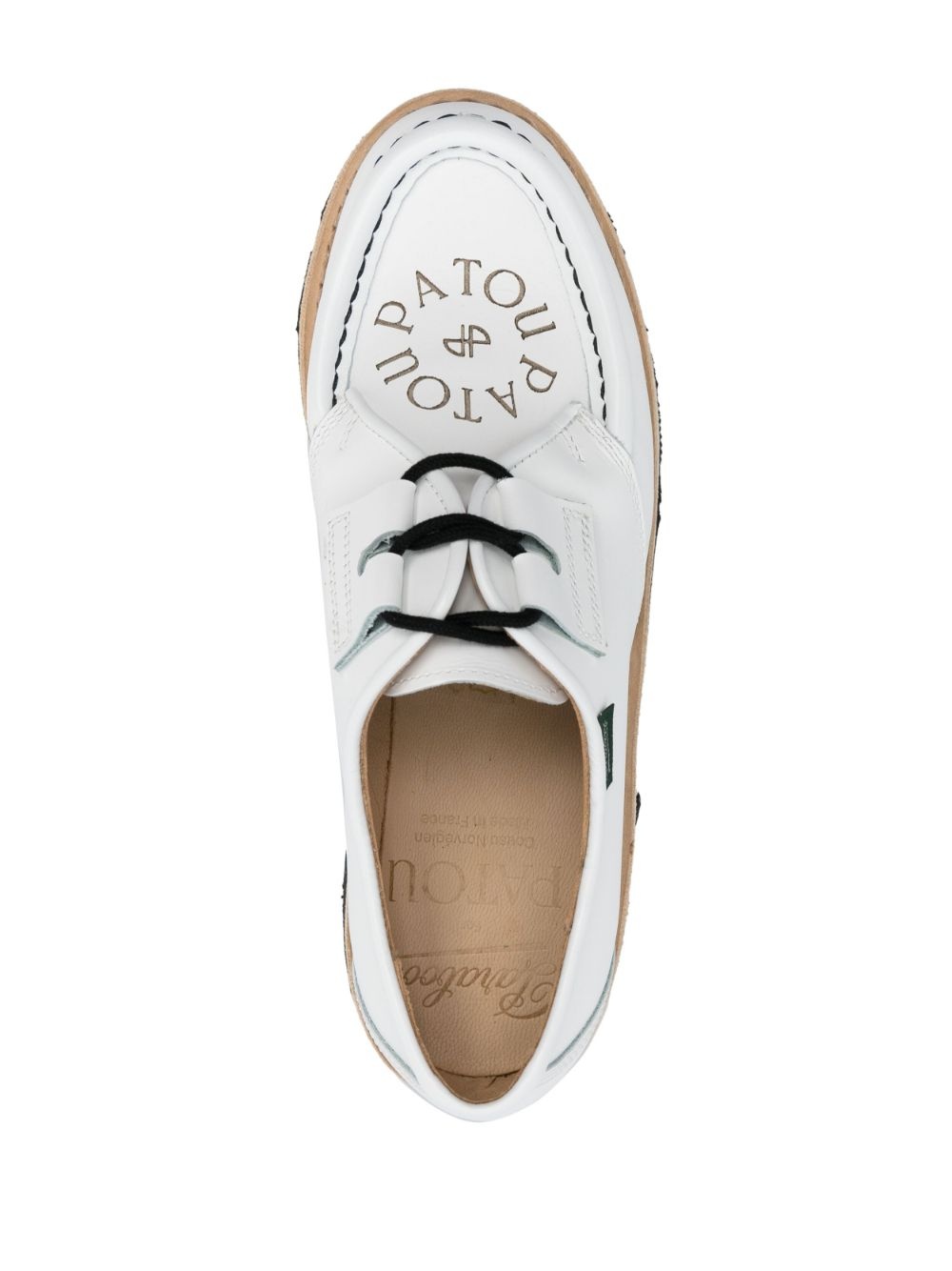 x Paraboot lace-up leather shoes - 4