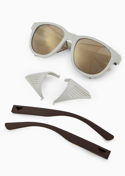 EMPORIO ARMANI Sustainable Collection men’s sunglasses with interchangeable temples outlook