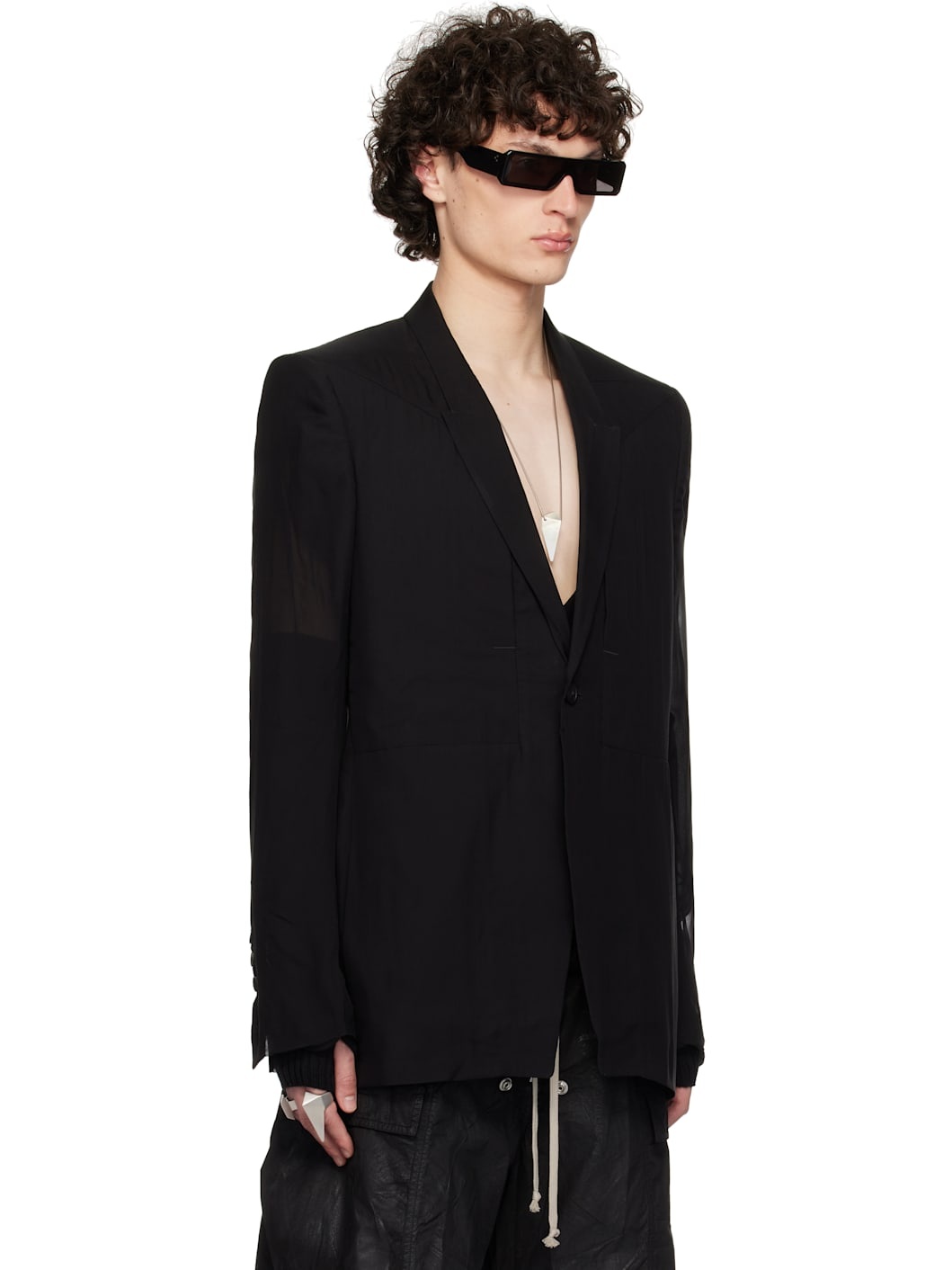 Black Hollywood Fogpocket Soft Soft Blazer - 2