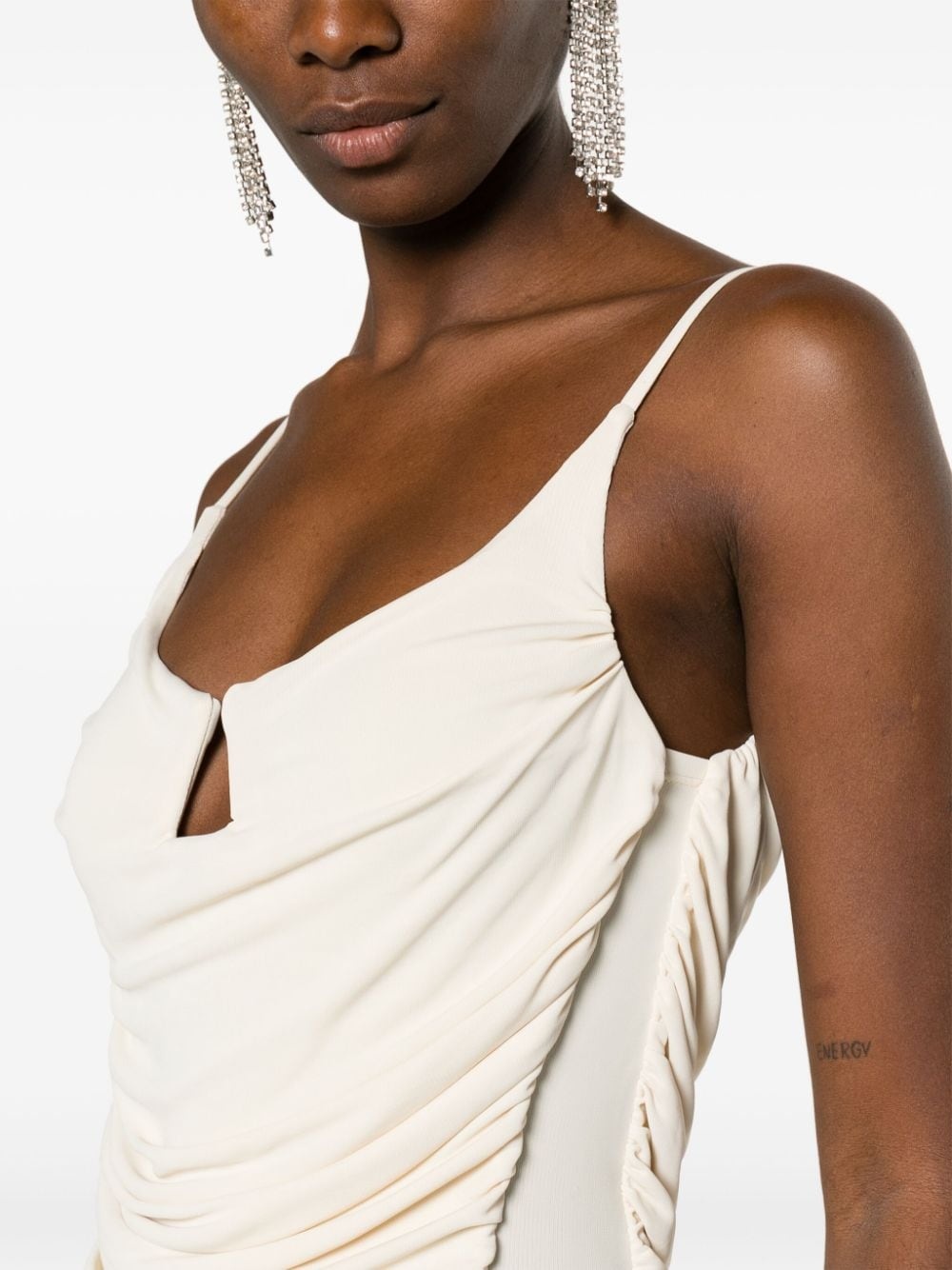 Slyvie ruched midi dress - 5