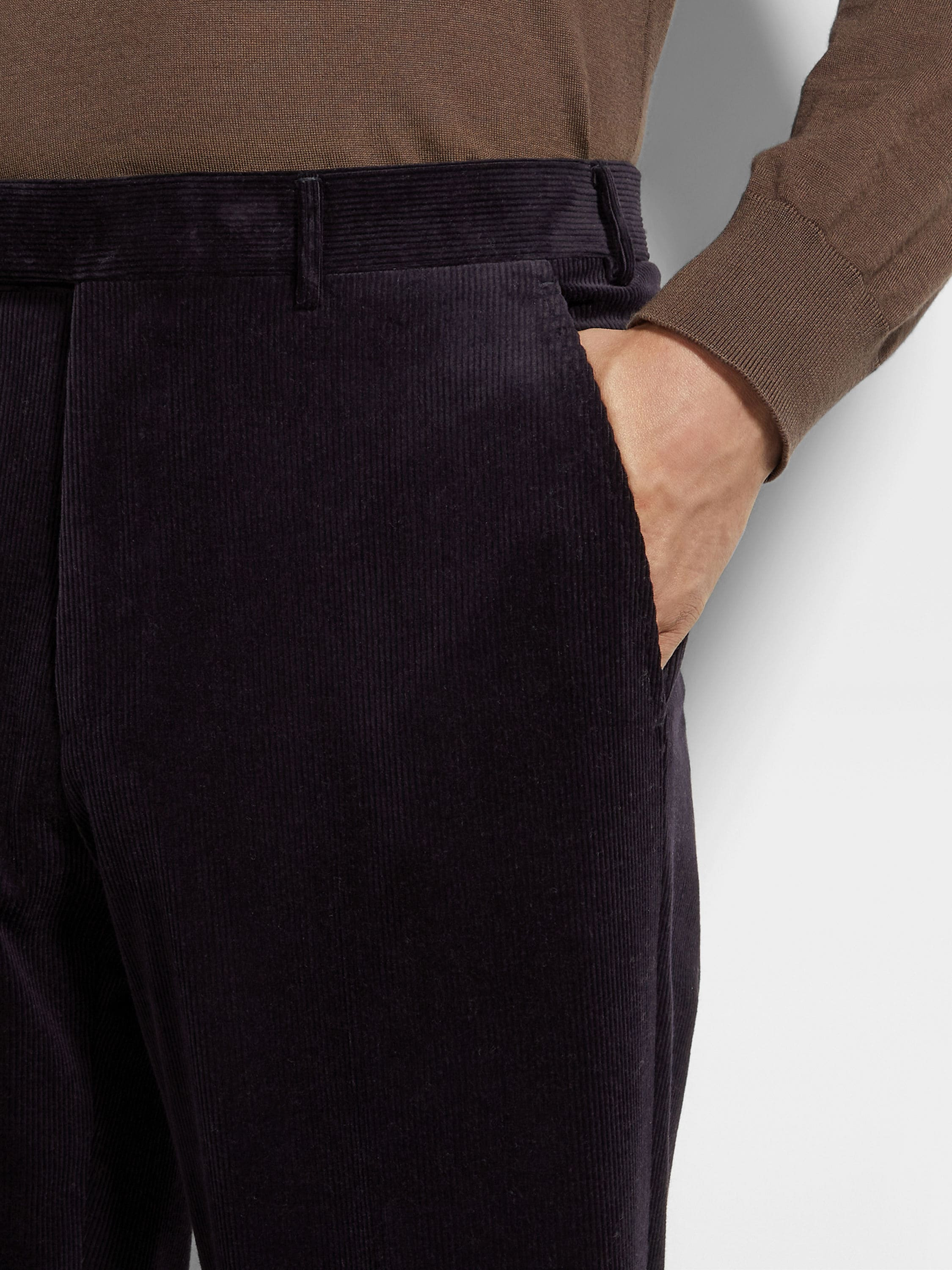 NAVY BLUE CASHCO PANTS - 2