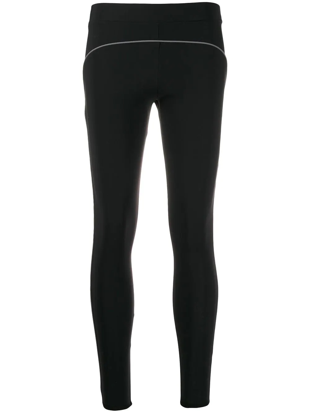 piped logo leggings - 1