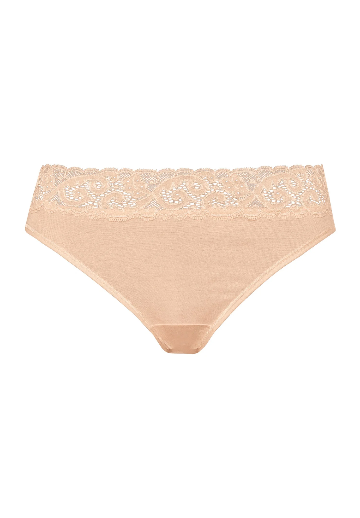 Moments Cotton High Cut Brief - 1