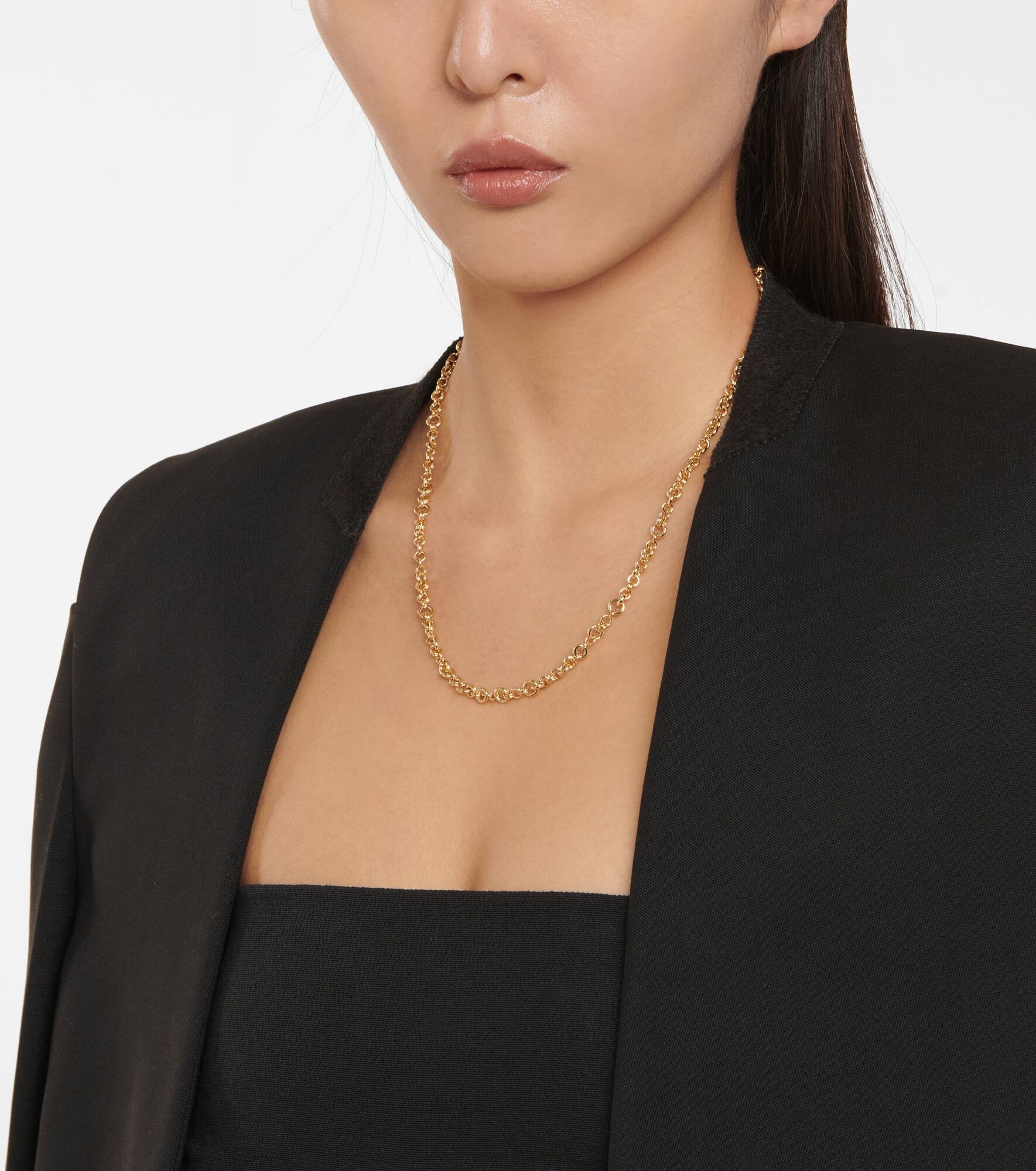 Helio 18kt yellow gold chain necklace - 5