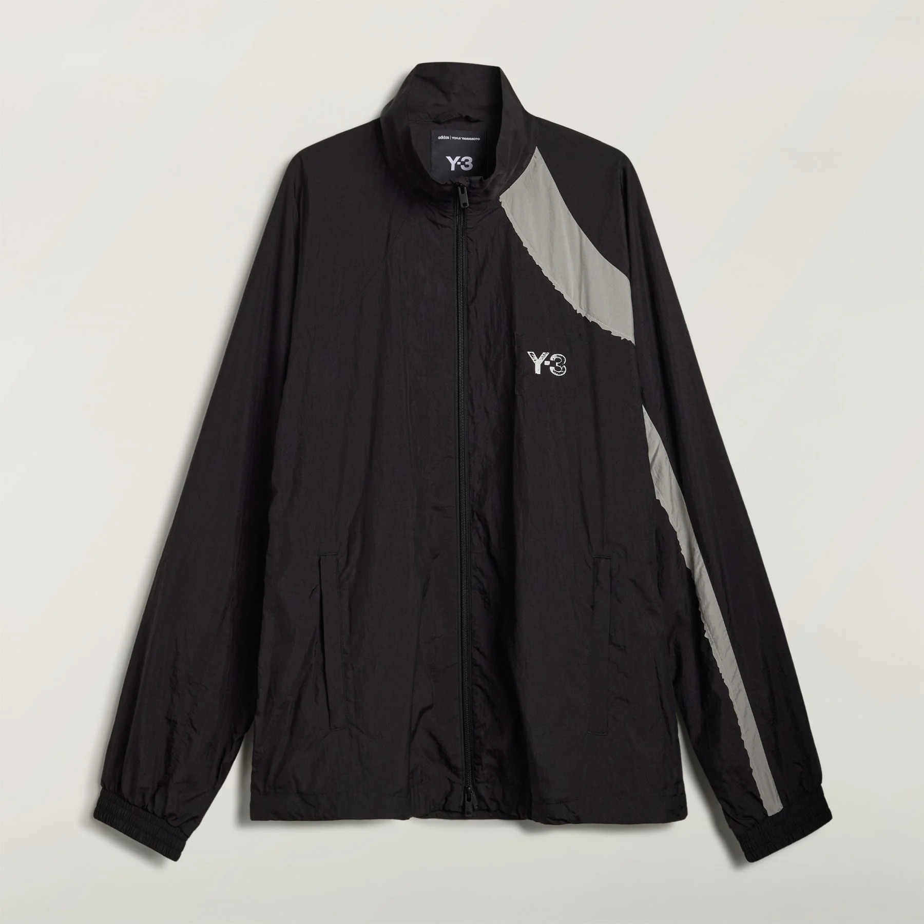 Y-3 RAW EDGE 3 STRIPES NYLON SHELL JACKET - 1