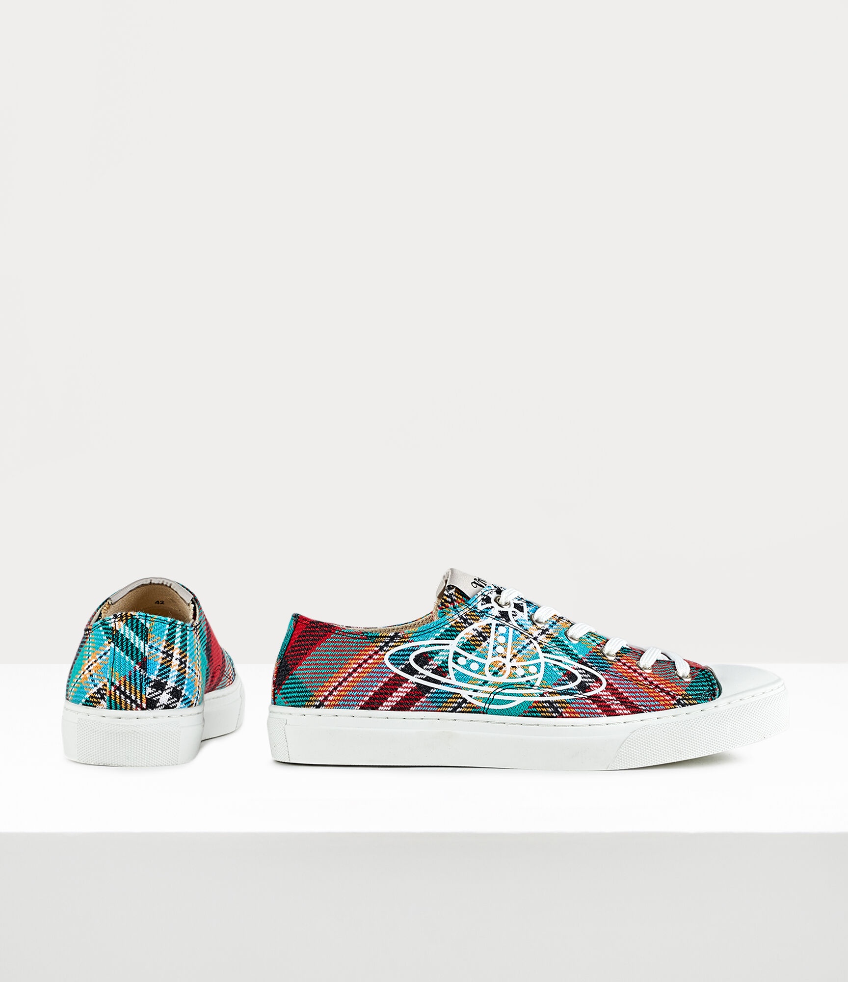 PLIMSOLL LOW TOP TARTAN - 3