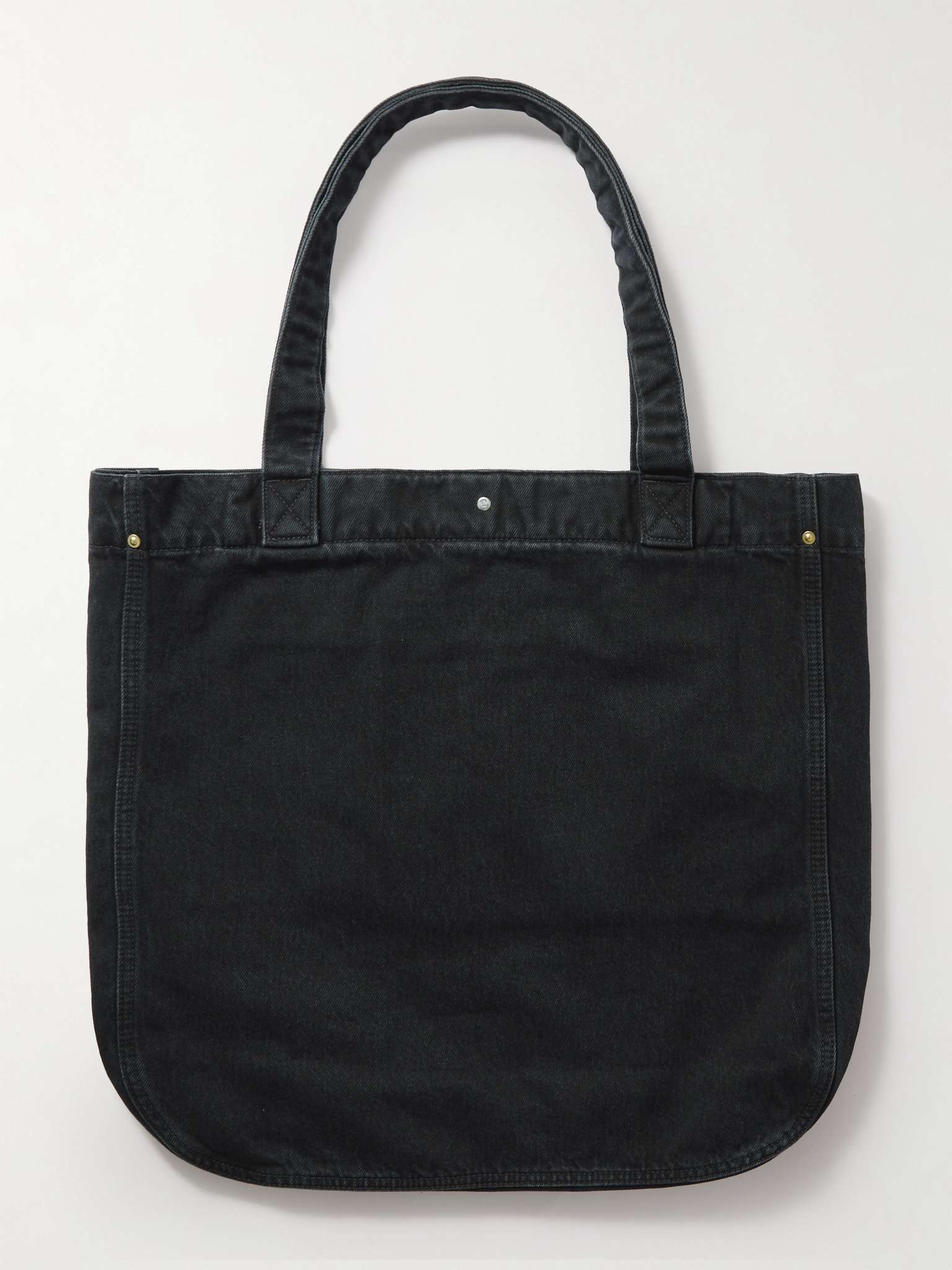 Nash Logo-Appliquéd Denim Tote Bag