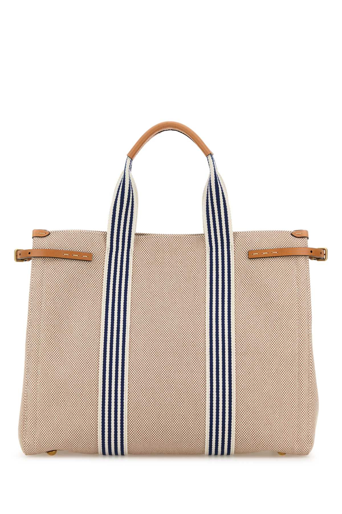 Valentino Garavani Men Two-Tone Canvas Vlogo Shopping Bag - 3