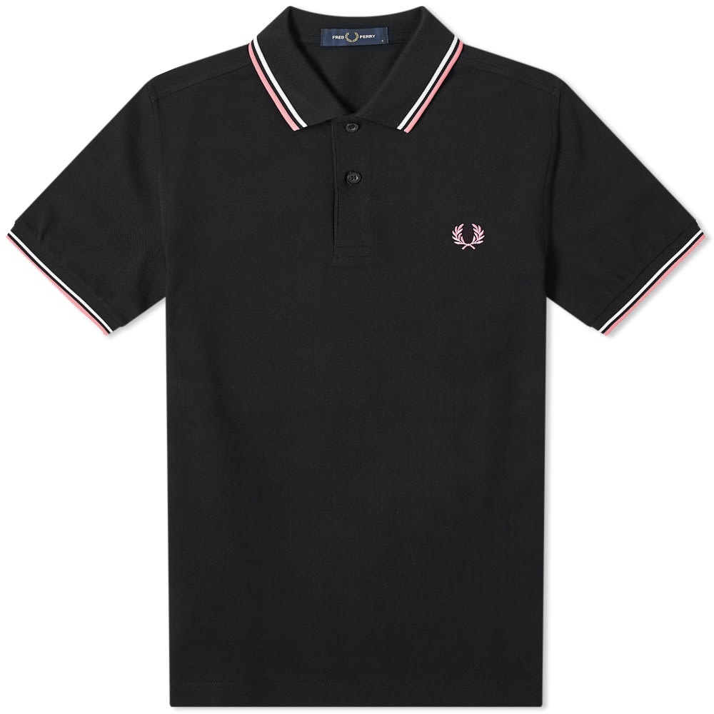 Fred Perry Authentic Slim Fit Twin Tipped Polo - 1