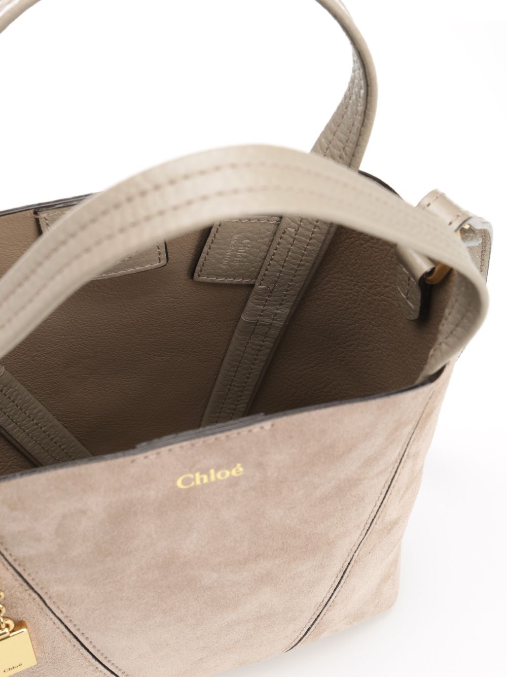 S812 - Chloe Spin Handbags Grey - 4