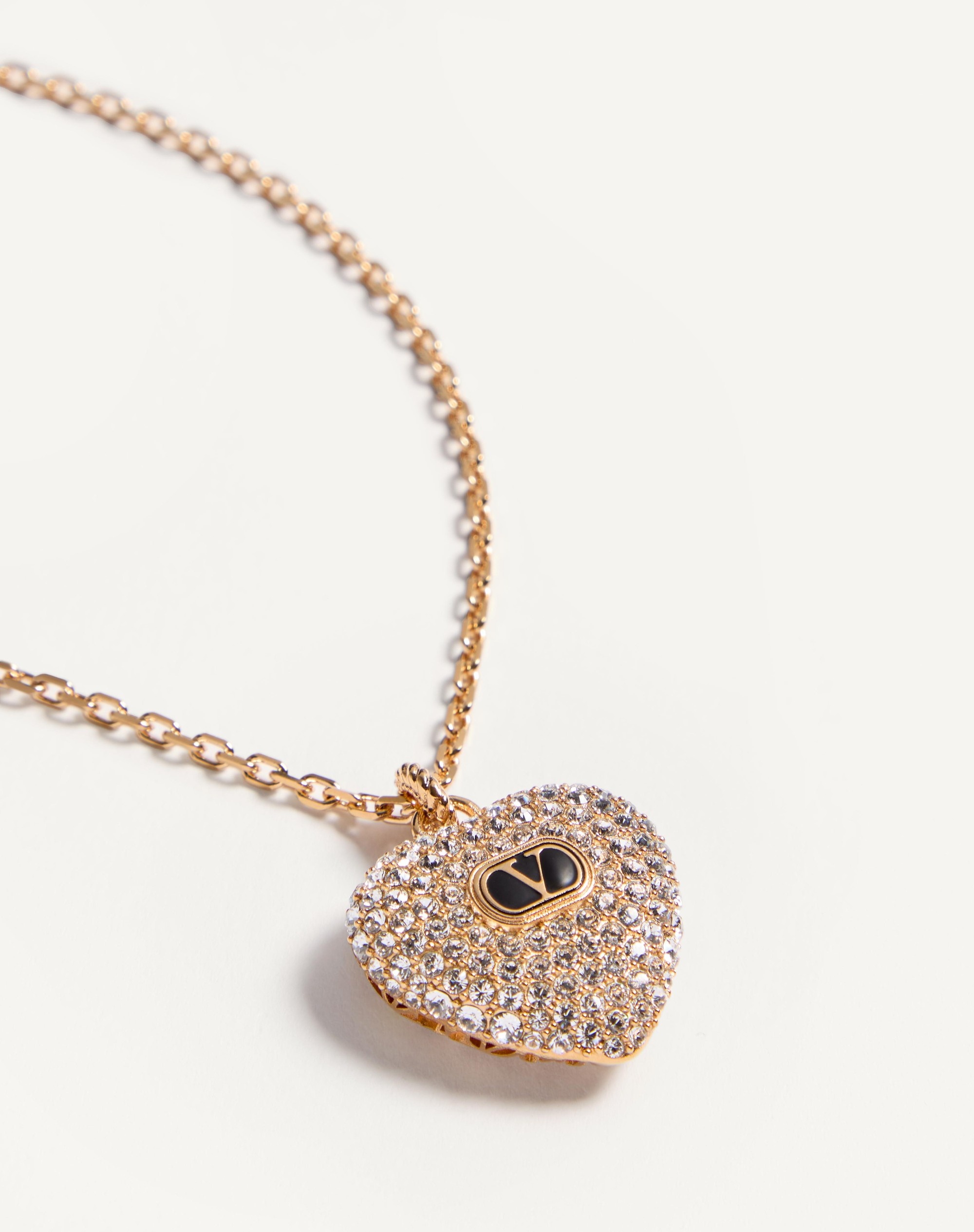 COEUR ROYAL NECKLACE IN METAL, ENAMEL AND SWAROVSKI® CRYSTALS - 2