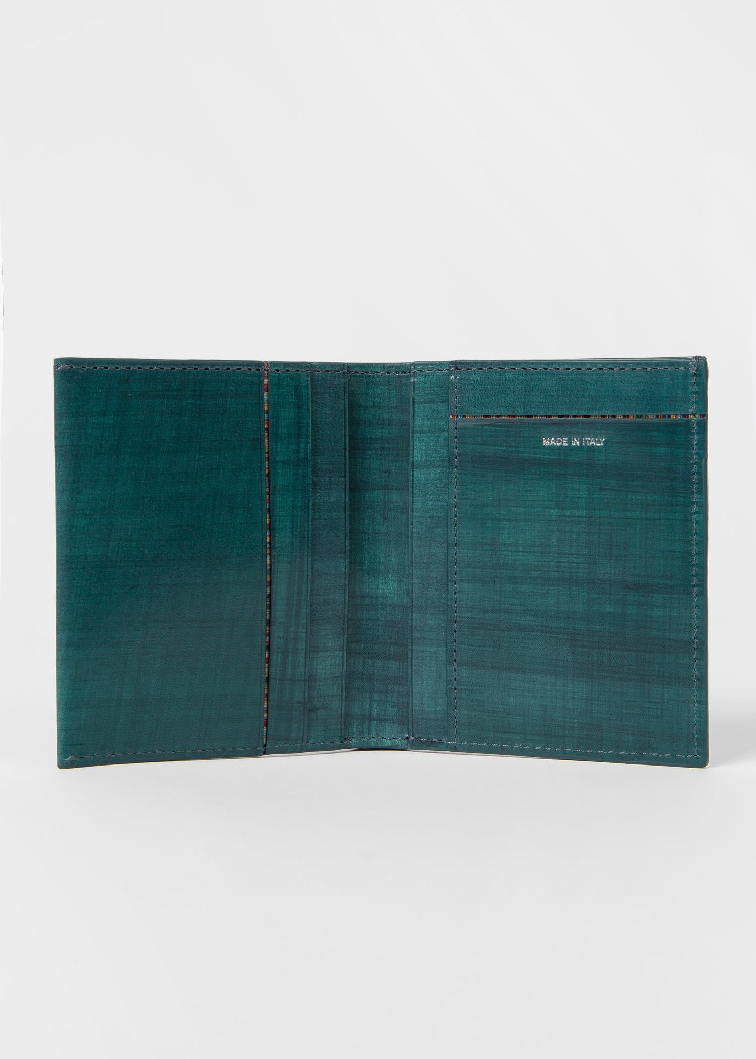 Brushstroke Leather Billfold Wallet - 2