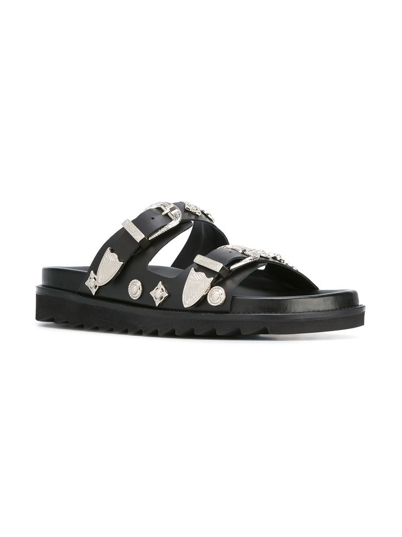 TOGA VIRILIS studded sandals outlook