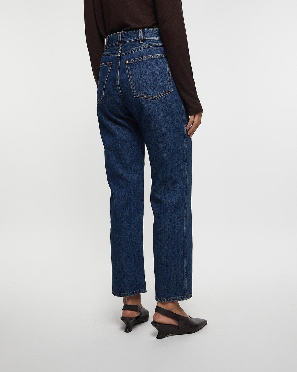 Jeans Relaxed High Waisted Washed blue - 3