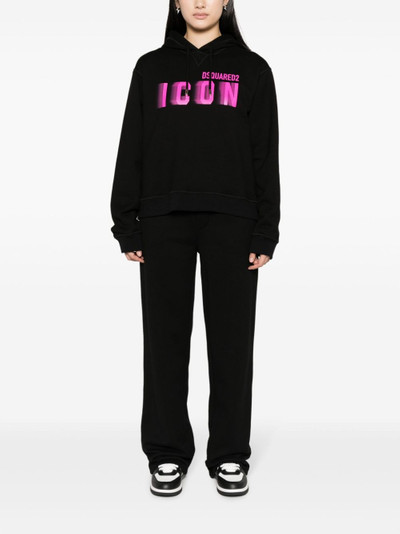 DSQUARED2 Icon Blur cotton hoodie outlook