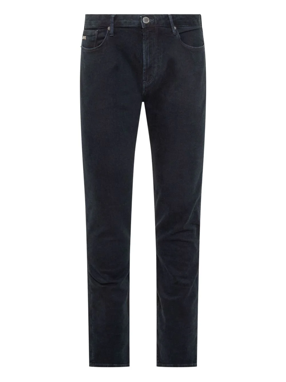 five-pocket logo-plaque jeans - 1