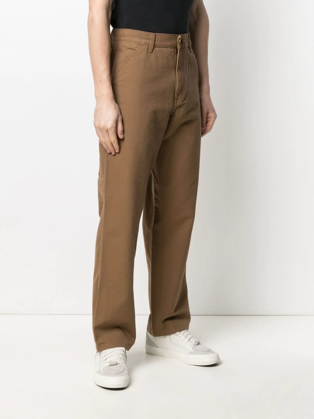 Single Knee utility straight-leg trousers - 3