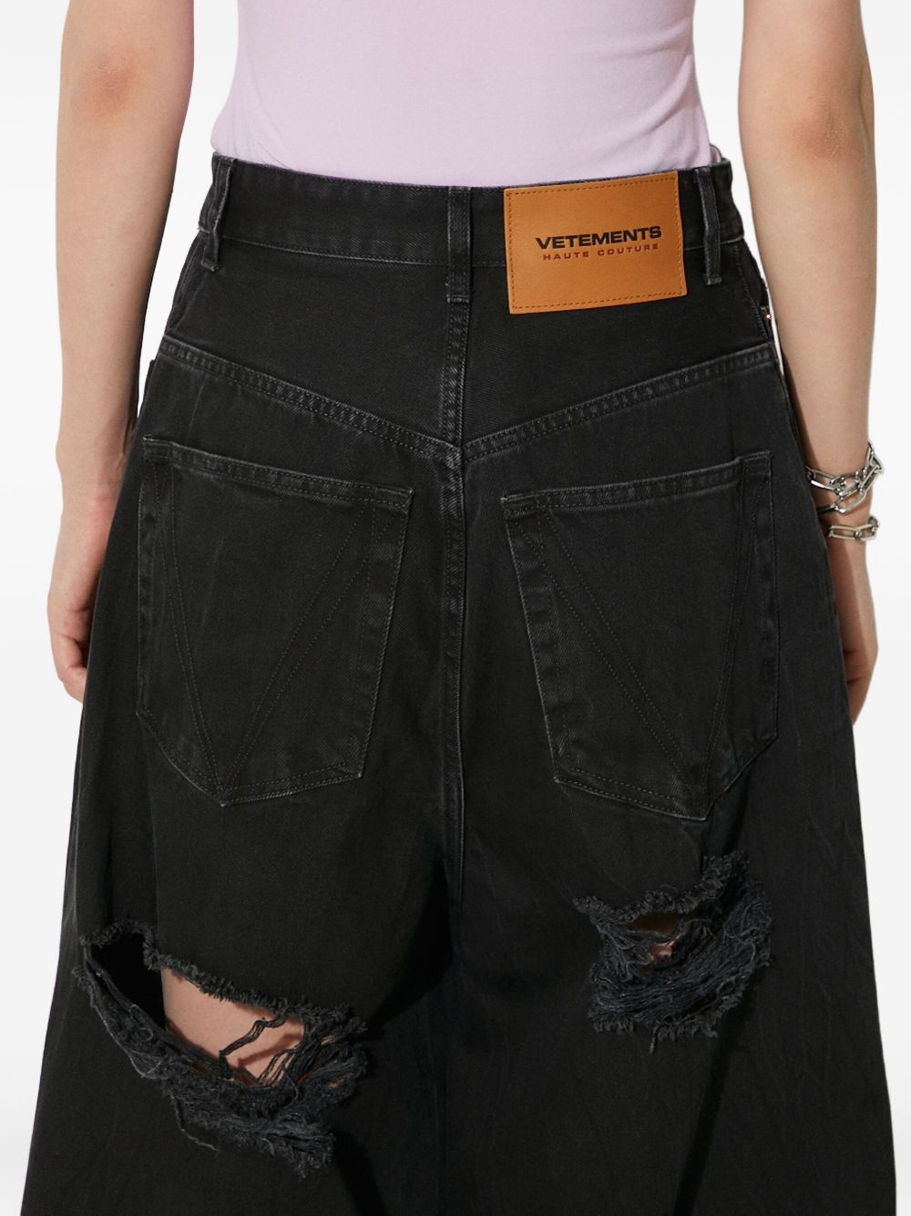 Big Shape distressed jeans - 4