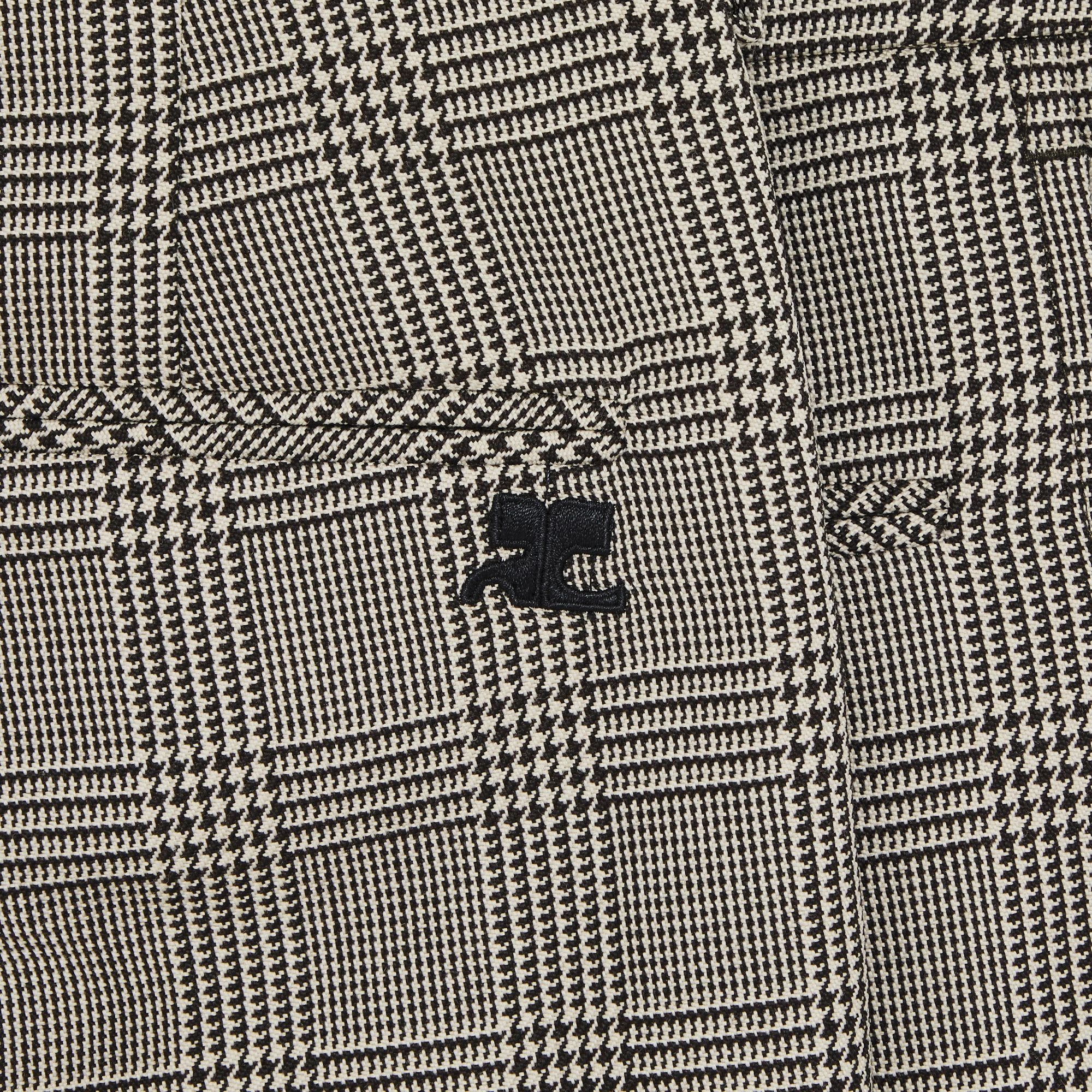 Courrèges Heritage Prince Of Wales Pants 'Sand/Mud Brown' - 3