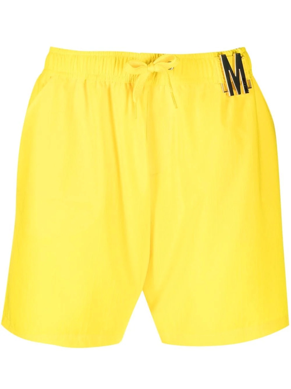 logo plaque swim shorts - 1